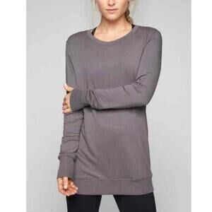Athleta Coaster Go To Cutout Modal Sweatshirt size medium